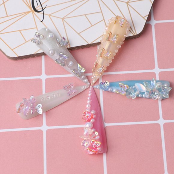 Irradiance 3D Butterflies nail charms with box - Picture 4 of 4